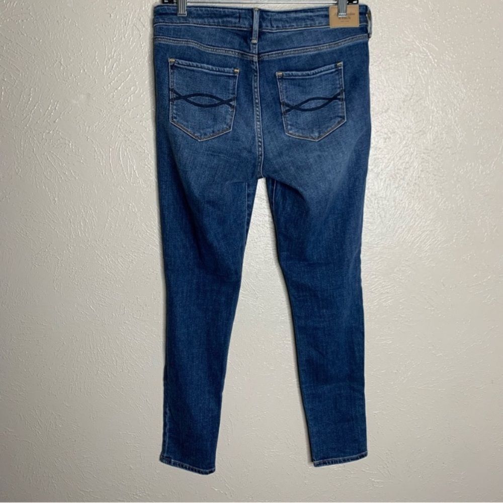 Abercrombie & fitch signature collection‎ super skinny jean patchwrok red green - Picture 3 of 11